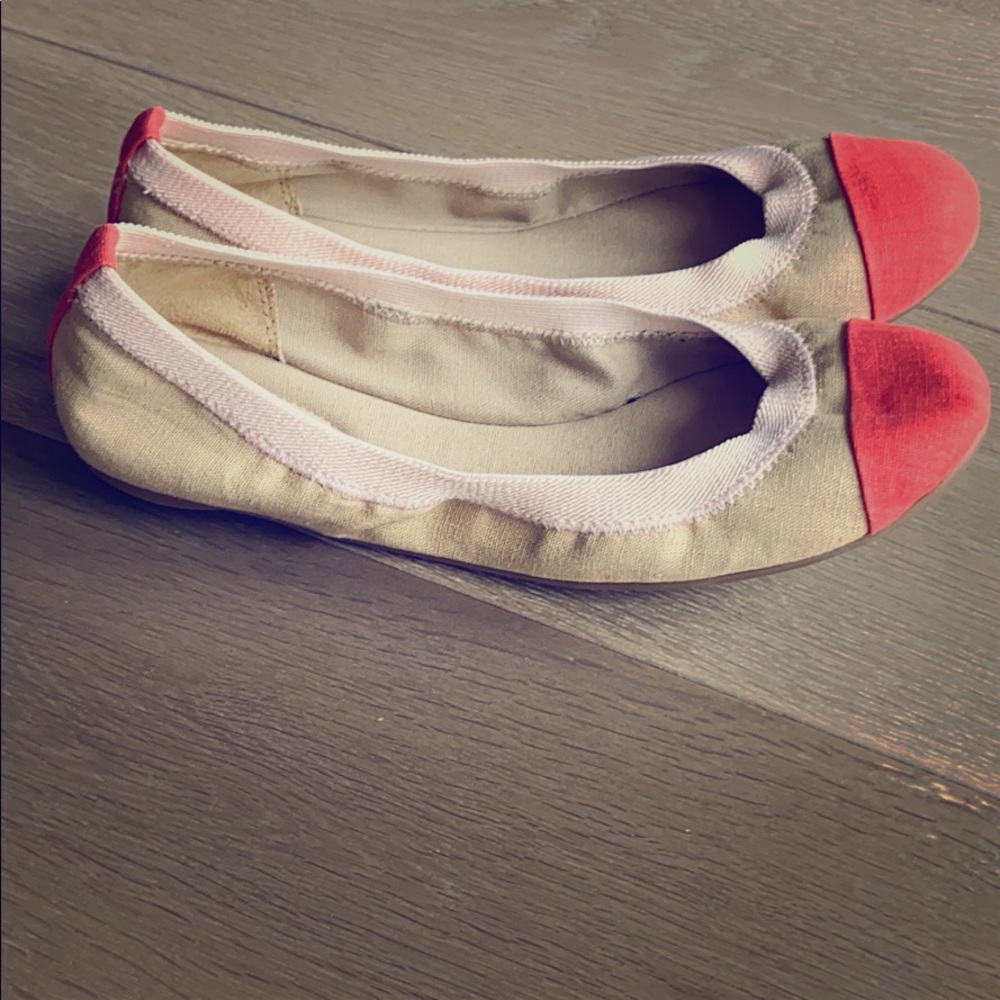 Loft Colorblock Canvas Ballet Flats